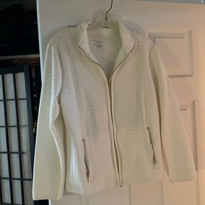 Off white zipper light weight jacket